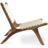 Loungestoel - Handgemaakt Boho Bali Ontwerp - Hout en Touw - Recia image 7