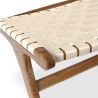 Loungestoel - Handgemaakt Boho Bali Ontwerp - Hout en Touw - Recia image 7