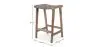 Houten Barkruk - Boho Bali Ontwerp - Leer - Recia image 7
