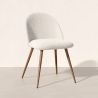 Eetkamerstoel - Bekleed met Bouclé stof - Scandinavische - Evelyne image 7