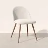 Eetkamerstoel - Bekleed met Bouclé stof - Scandinavische - Evelyne image 7