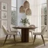 Eetkamerstoel - Bekleed met Bouclé stof - Scandinavische - Evelyne image 7