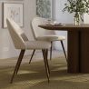 Eetkamerstoel - Bekleed met Bouclé stof - Scandinavische - Evelyne image 7