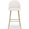 Barkruk bekleed met Bouclé stof - Scandinavisch ontwerp - Evelyne image 7