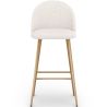 Barkruk bekleed met Bouclé stof - Scandinavisch ontwerp - Evelyne image 7