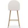 Barkruk bekleed met Bouclé stof - Scandinavisch ontwerp - Evelyne image 7