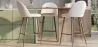 Kruk bekleed met Bouclé stof - Scandinavisch ontwerp - Evelyne image 7