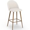 Kruk bekleed met Bouclé stof - Scandinavisch ontwerp - Evelyne image 7