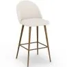 Kruk bekleed met Bouclé stof - Scandinavisch ontwerp - Evelyne image 7