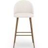 Kruk bekleed met Bouclé stof - Scandinavisch ontwerp - Evelyne image 7