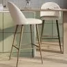 Kruk bekleed met Bouclé stof - Scandinavisch ontwerp - Evelyne image 7