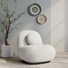 Bouclé stoffen fauteuil - Larry image 7