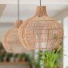 Rotan plafondlamp - Hanglamp Design Boho Bali - Elan image 7