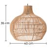 Rotan plafondlamp - Hanglamp Design Boho Bali - Elan image 7