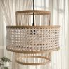 Rotan plafondlamp - Hanglamp Boho Bali Design - Yei image 7