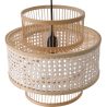 Rotan plafondlamp - Hanglamp Boho Bali Design - Yei image 7