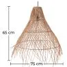 Rotan plafondlamp - Hanglamp Design Boho Bali - Trui image 7
