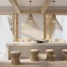 Rotan plafondlamp - Hanglamp Design Boho Bali - Trui image 7