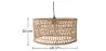 Rotan Plafondlamp - Hanglamp Design Boho Bali - Beri image 7