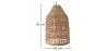 Rotan plafondlamp - Hanglamp Design Boho Bali - Fai image 7