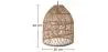 Rotan plafondlamp - Hanglamp Design Boho Bali - Dinah image 7