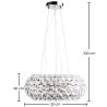 Plafondlamp - Hanglamp - Kristallen Ballen - 35 cm - Savoni image 7