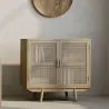 Naturel houten buffetkast - Boho Bali Design - 2 deuren - Treys image 7