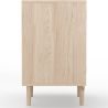 Naturel houten buffetkast - Boho Bali Design - 2 deuren - Treys image 7