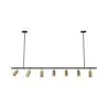 Rails Plafondlamp - 7 verstelbare gouden spotlights - 140CM image 7