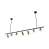 Rails Plafondlamp - 7 verstelbare gouden spotlights - 140CM image 7