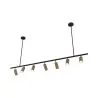 Rails Plafondlamp - 7 verstelbare gouden spotlights - 140CM image 7
