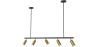 Rails Plafondlamp - 5 Verstelbare Gouden Spotlights - 110CM image 7