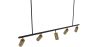 Rails Plafondlamp - 5 Verstelbare Gouden Spotlights - 110CM image 7