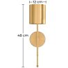 Lamp Wandlamp - LED Goud Metaal - Hay image 7