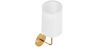 Lamp Wandlamp - Goud met Stoffen Kap - Miu image 7