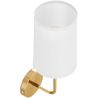 Lamp Wandlamp - Goud met Stoffen Kap - Miu image 7