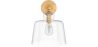 Lamp Wandlamp - Goud Metaal en Kristal - Sabela image 7