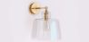 Lamp Wandlamp - Goud Metaal en Kristal - Sabela image 7