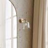 Lamp Wandlamp - Goud Metaal en Kristal - Sabela image 7