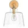 Lamp Wandlamp - Goud Metaal en Kristal - Sabela image 7