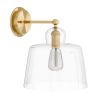 Lamp Wandlamp - Goud Metaal en Kristal - Sabela image 7