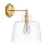 Lamp Wandlamp - Goud Metaal en Kristal - Sabela image 7