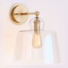 Lamp Wandlamp - Goud Metaal en Kristal - Sabela image 7