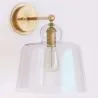 Lamp Wandlamp - Goud Metaal en Kristal - Sabela image 7