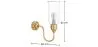 Luster Lamp - Gouden Wandlamp - Driss image 7