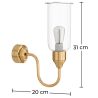 Luster Lamp - Gouden Wandlamp - Driss image 7