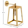 Lamp Wandlamp - Gouden Metaal - Olivia image 7