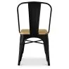 Eetkamerstoel - Industrieel ontwerp - Hout & Staal - Stylix image 7