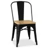 Eetkamerstoel - Industrieel ontwerp - Hout & Staal - Stylix image 7