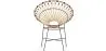 Ronde stoel voor buiten van synthetisch rotan - Boho Bali-ontwerp - Elsa image 7